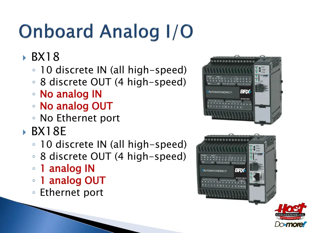 bx18 10 discrete in all high speed 8 discrete