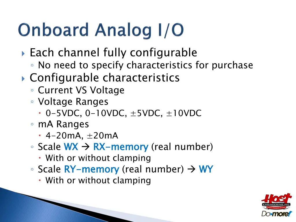 each channel fully configurable no need