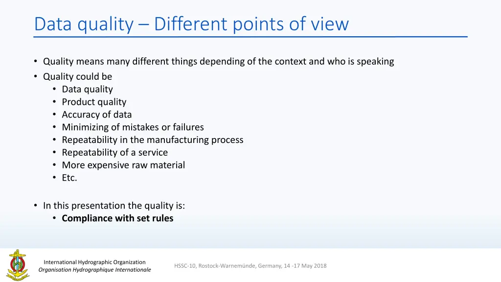 data quality different points of view