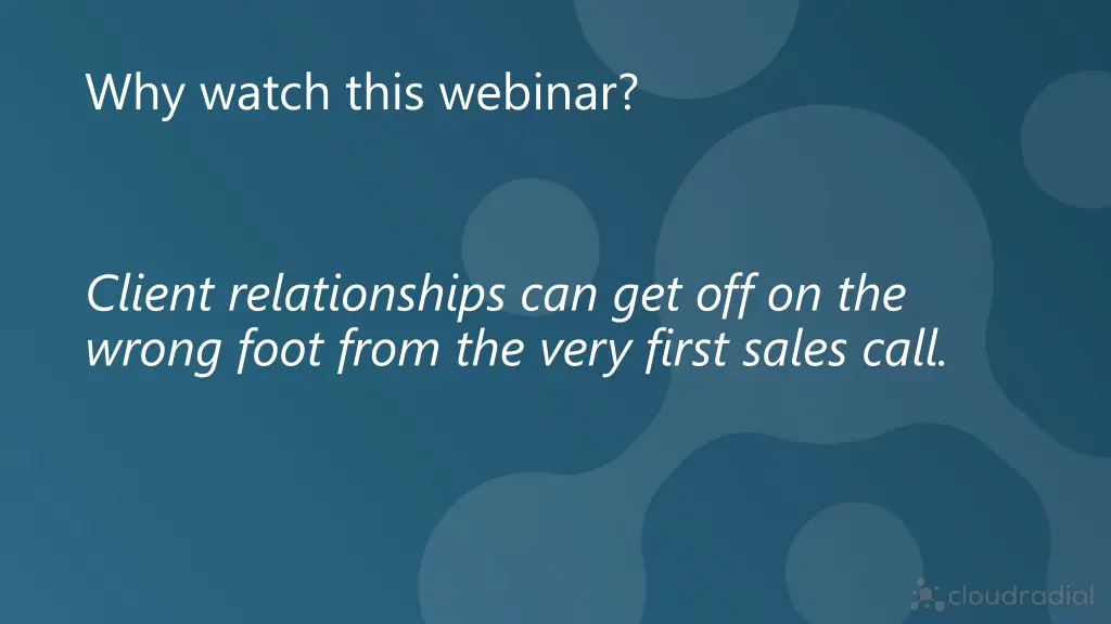 why watch this webinar