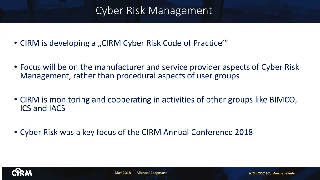 cyber risk management