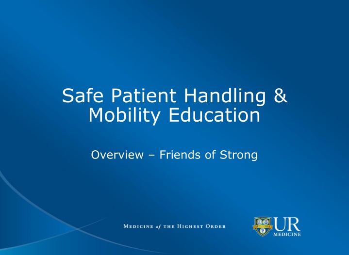 safe patient handling mobility education