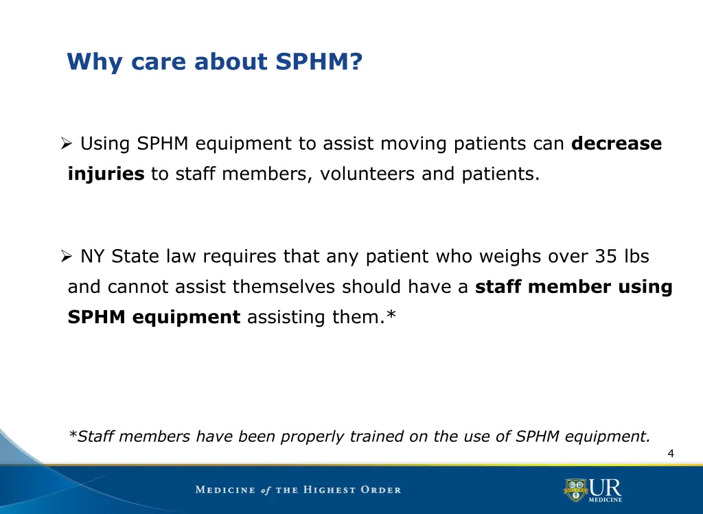 why care about sphm