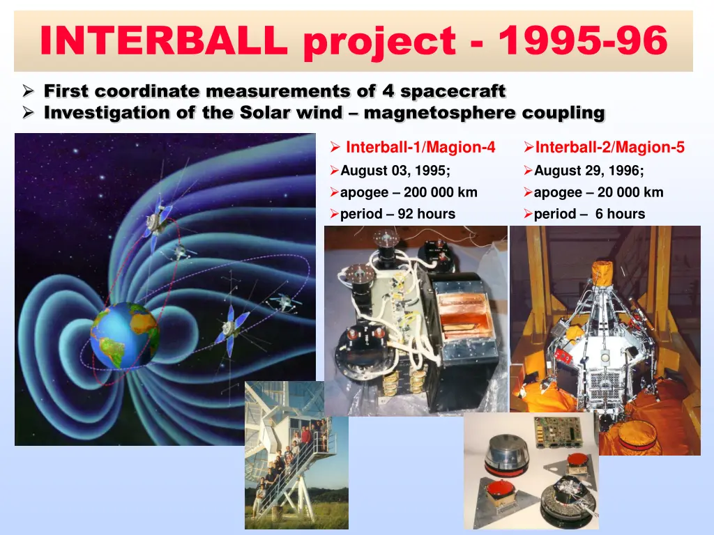 interball project 1995 96