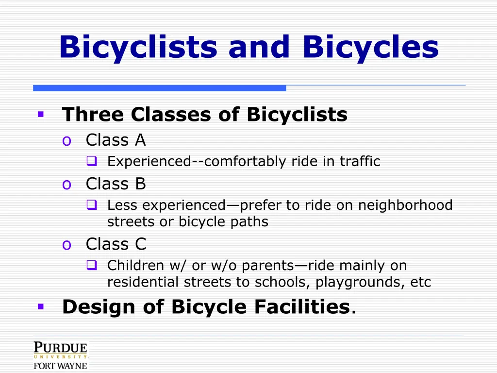 bicyclists and bicycles