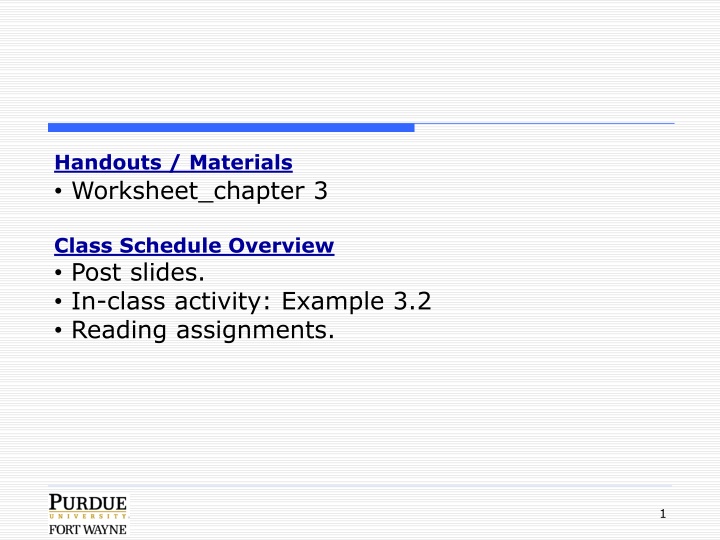 handouts materials worksheet chapter 3