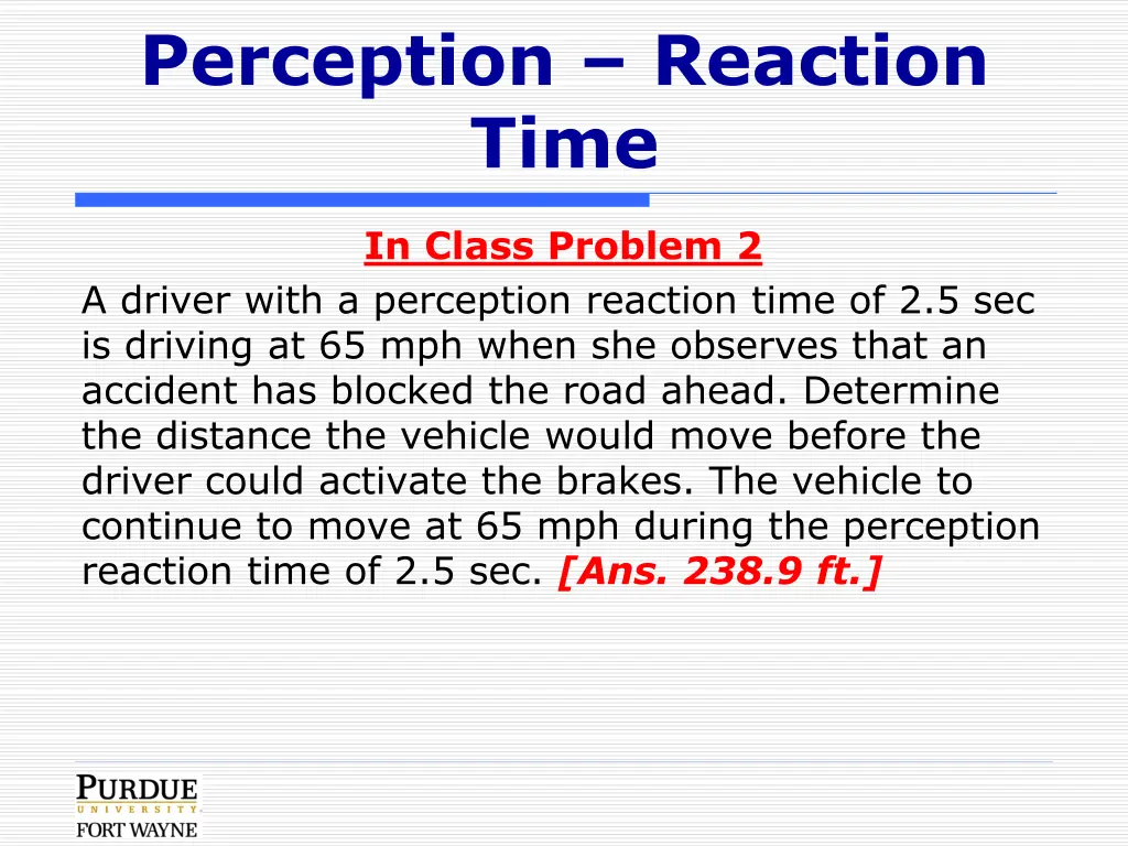 perception reaction time 2