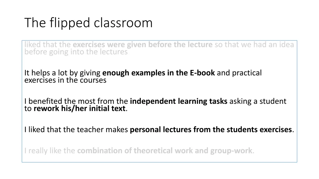 the flipped classroom 1