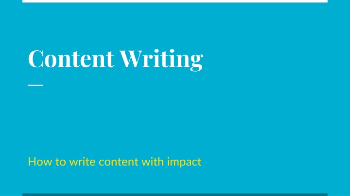 content writing