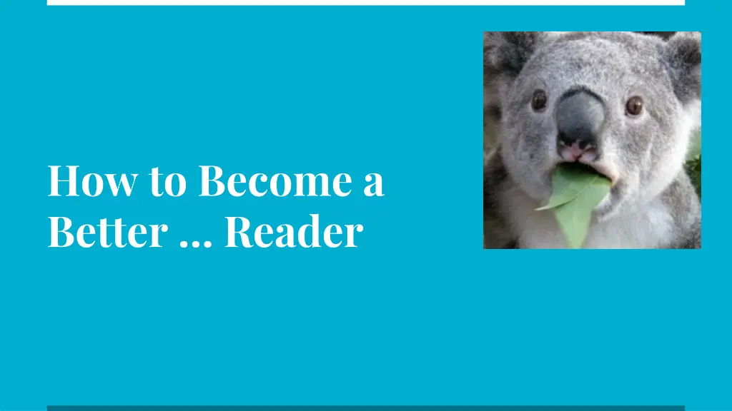 how to become a better reader