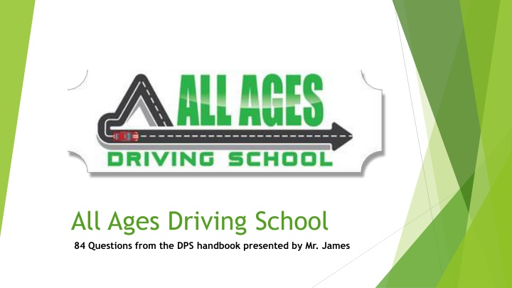 all ages driving school 84 questions from