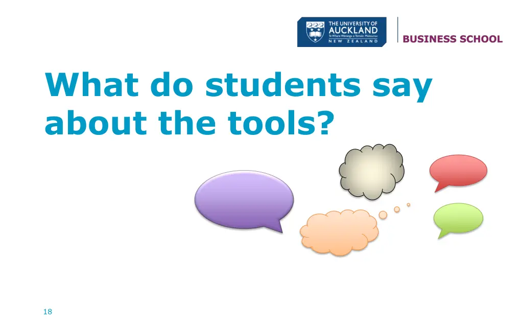 what do students say about the tools