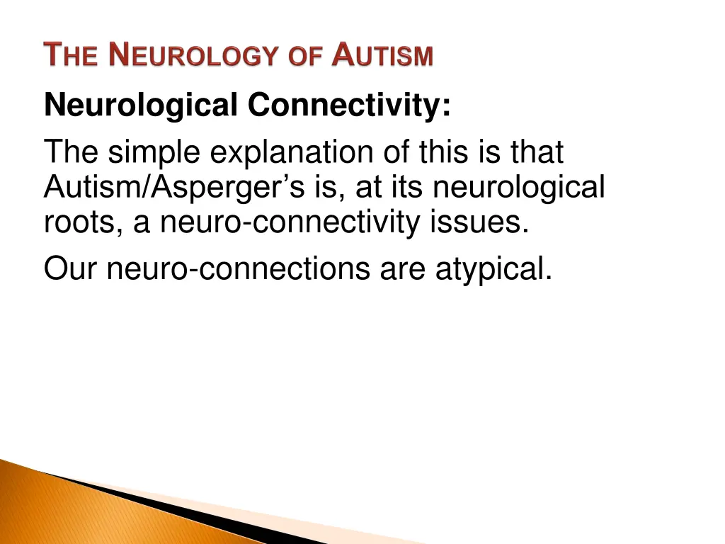 neurological connectivity the simple explanation