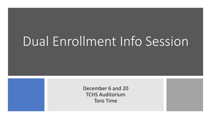 dual enrollment info session