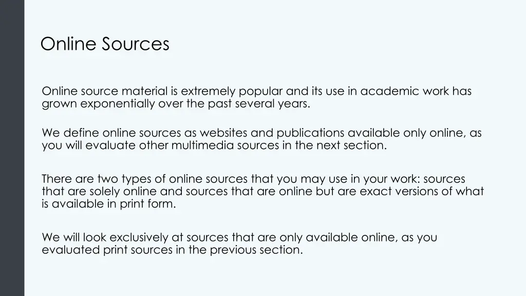 online sources