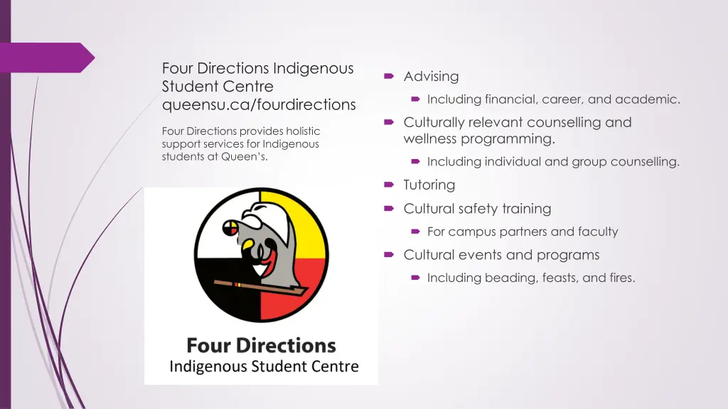 four directions indigenous student centre queensu