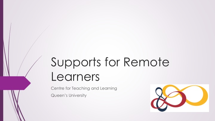 supports for remote learners