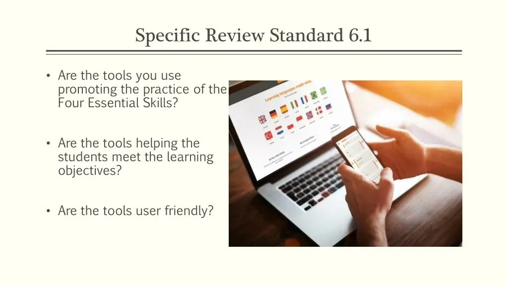 specific review standard 6 1