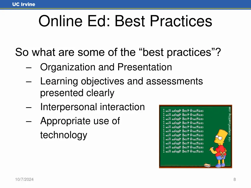 online ed best practices