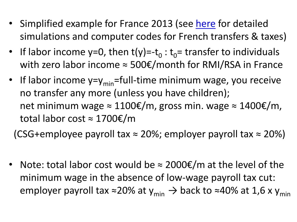 simplified example for france 2013 see here