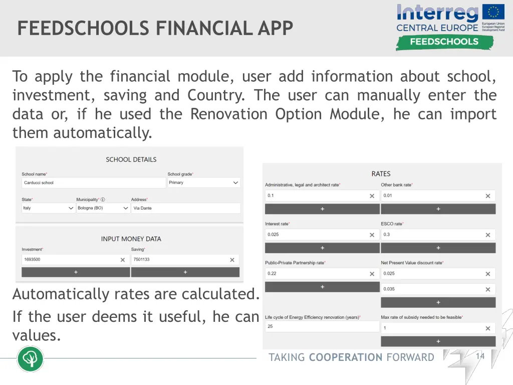 feedschools financial app 5