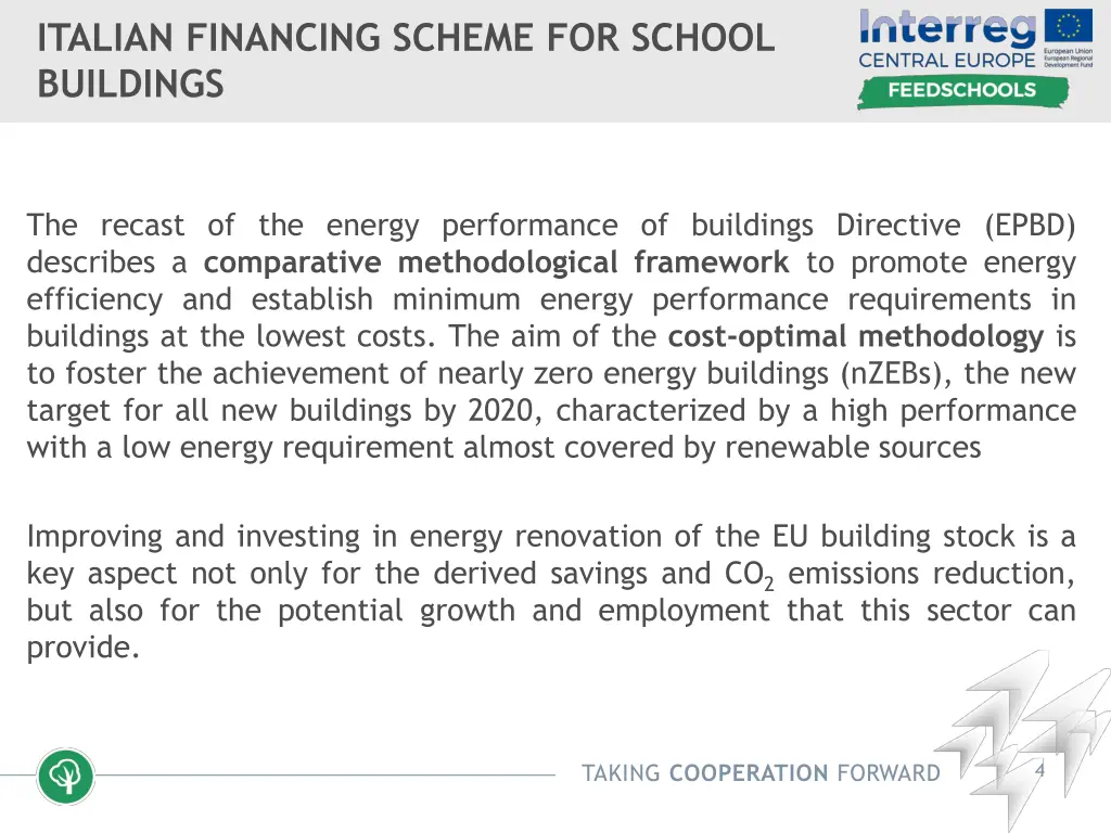 italian financing scheme for school buildings