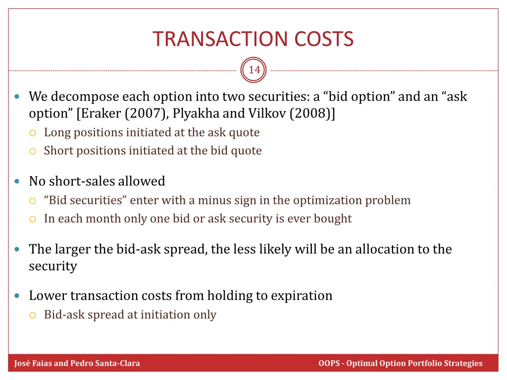 transaction costs 1