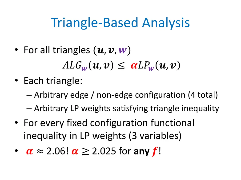 triangle based analysis 1