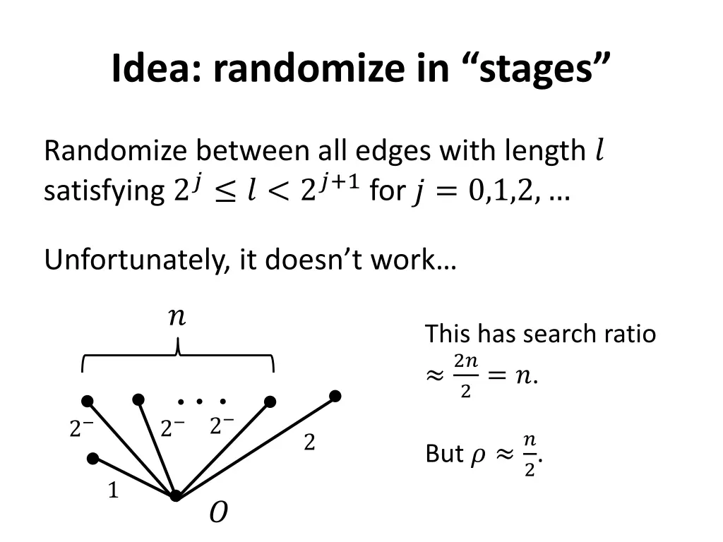 idea randomize in stages