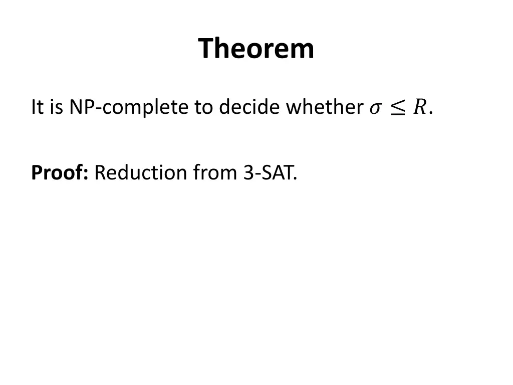 theorem