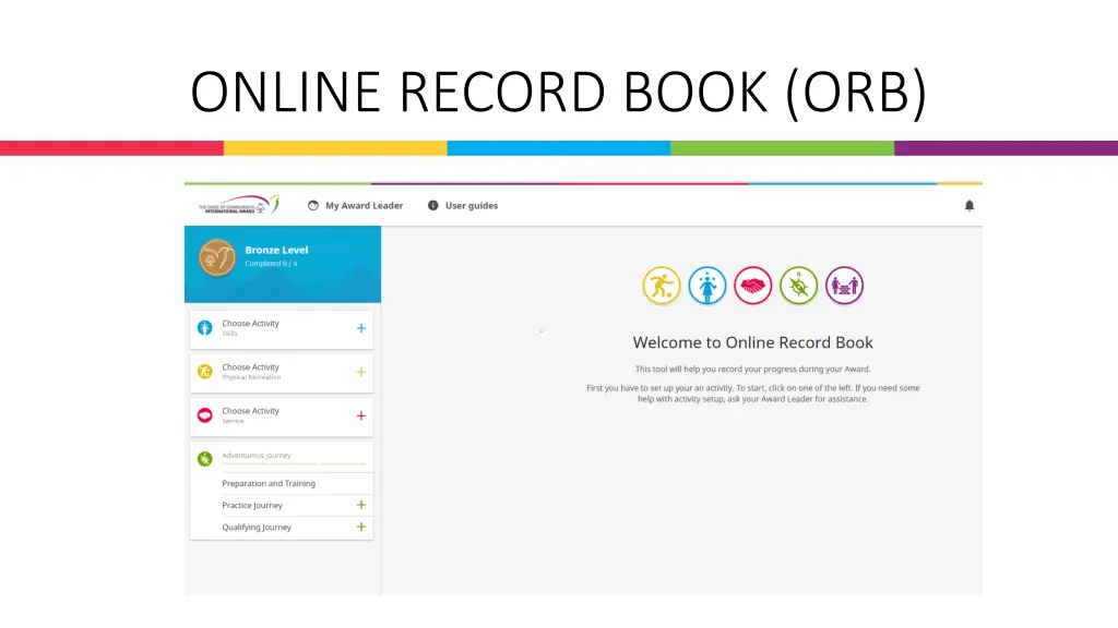 online record book orb