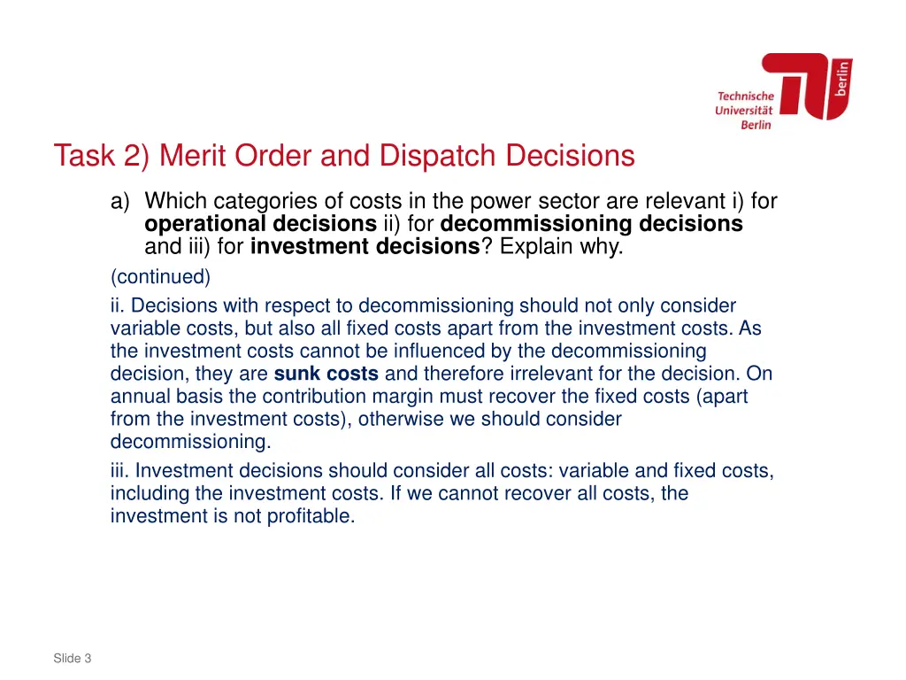 task 2 merit order and dispatch decisions 1