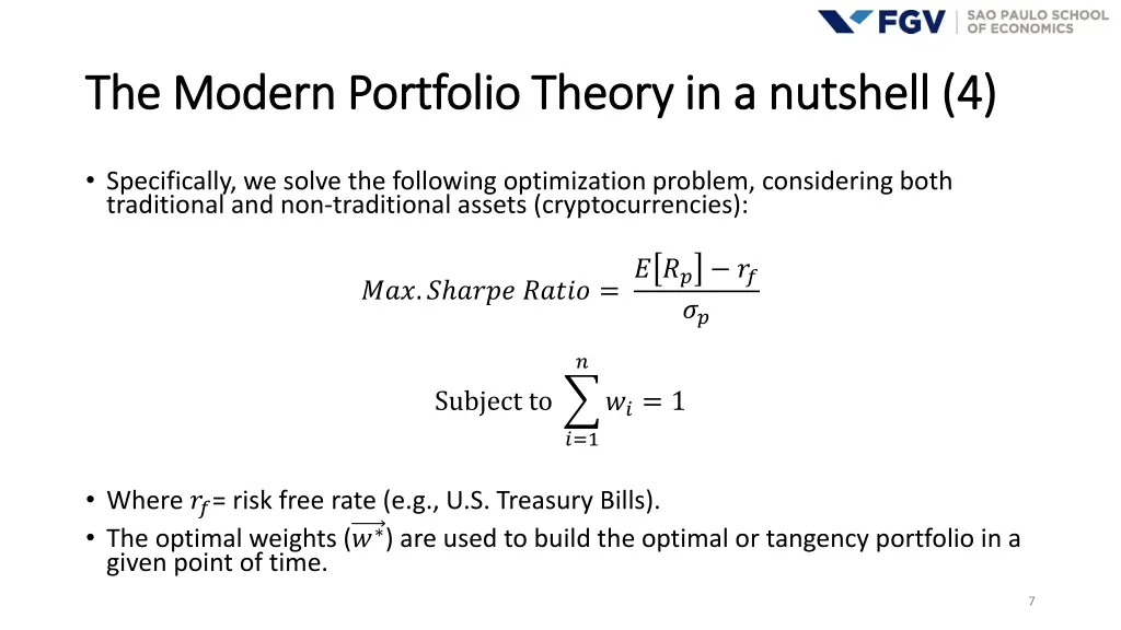 the modern portfolio theory in a nutshell 3