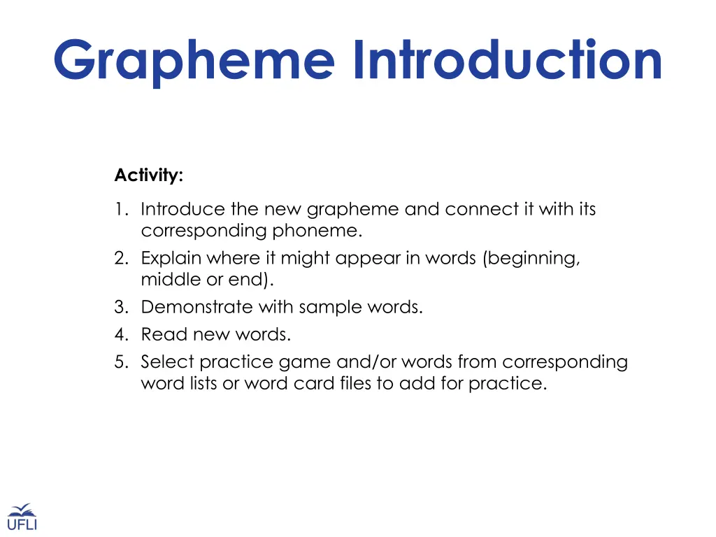 grapheme introduction 1