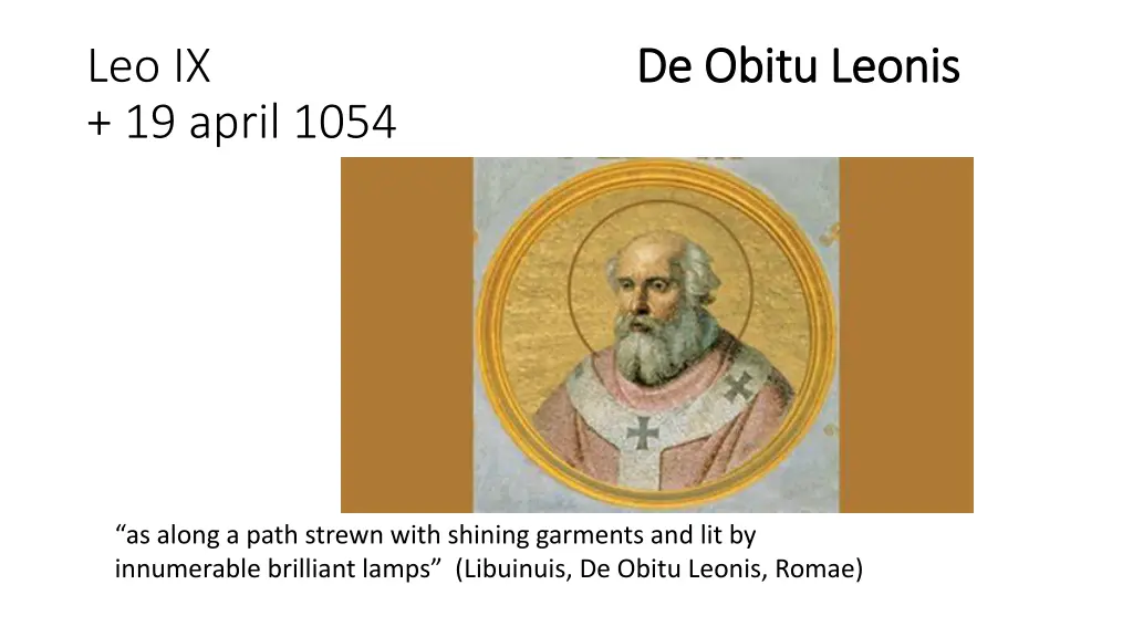 leo ix de 19 april 1054