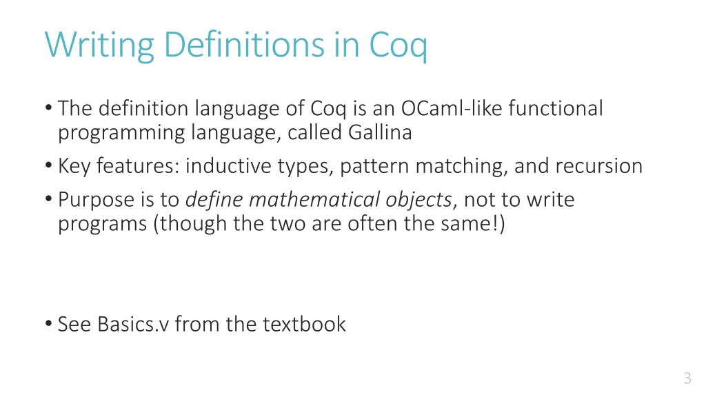 writing definitions in coq