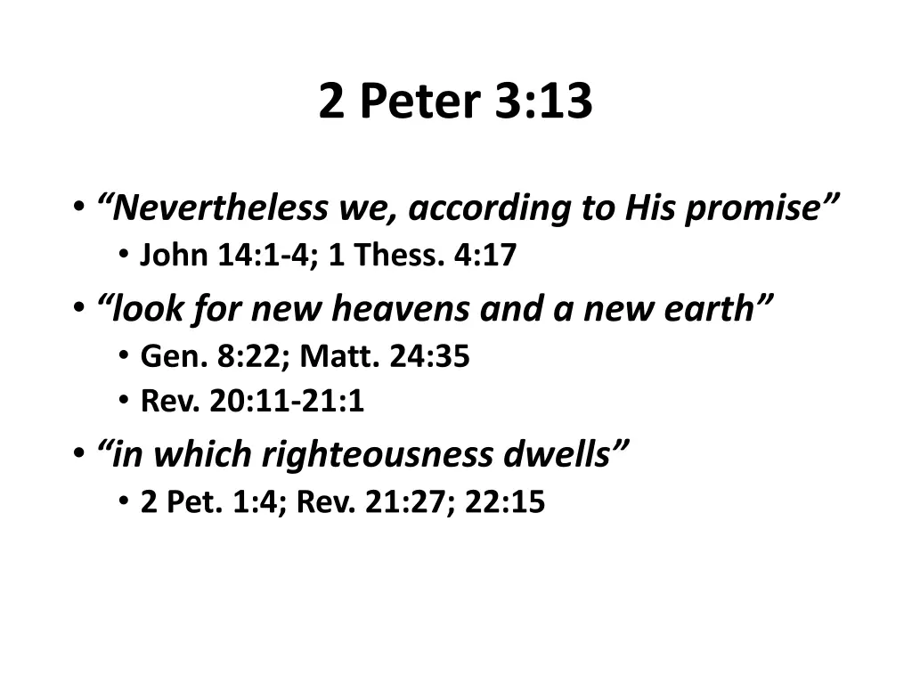 2 peter 3 13