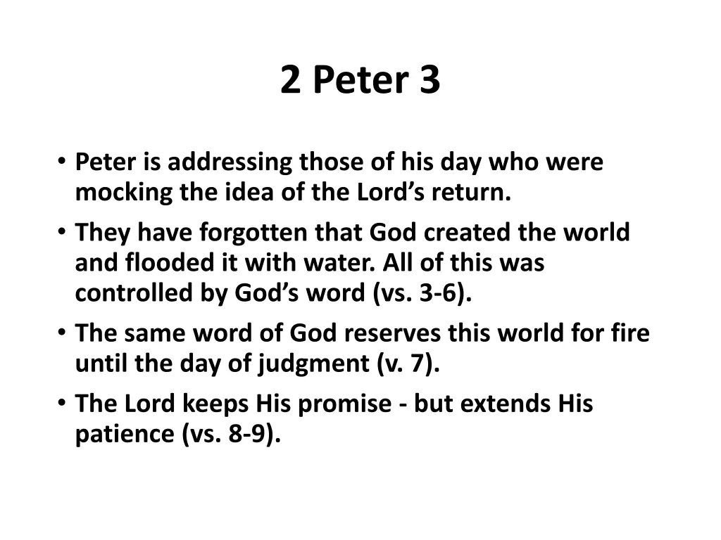 2 peter 3