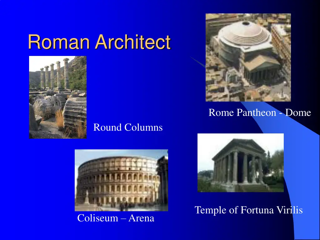 roman architect