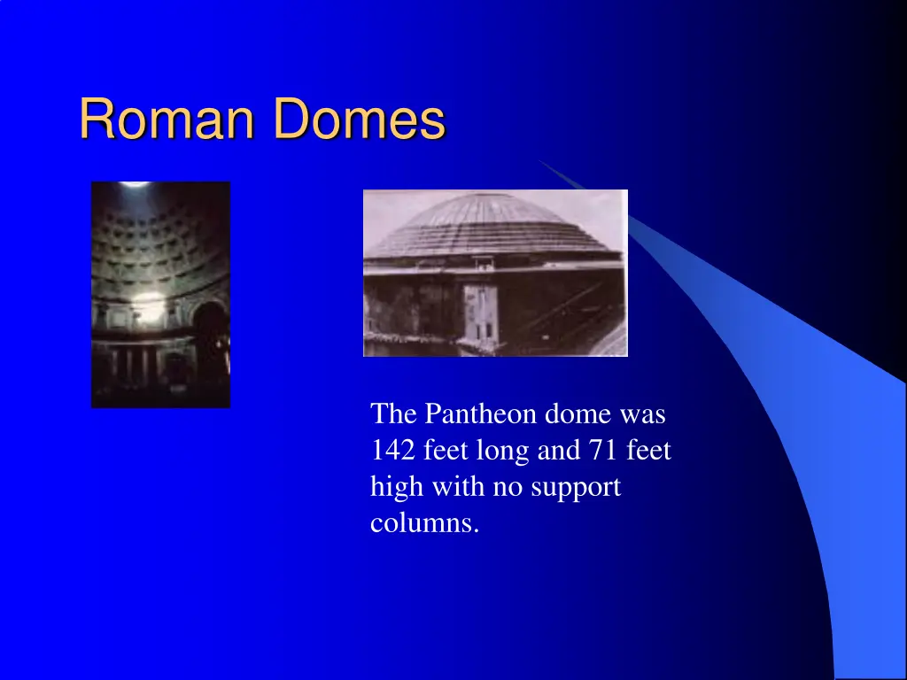 roman domes