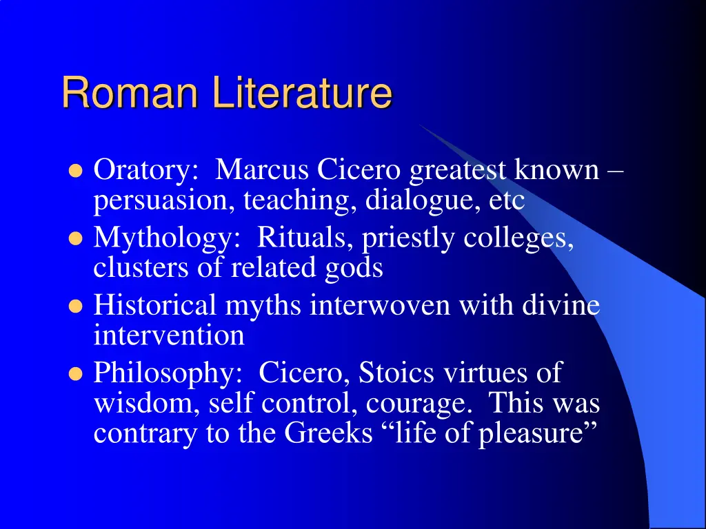 roman literature