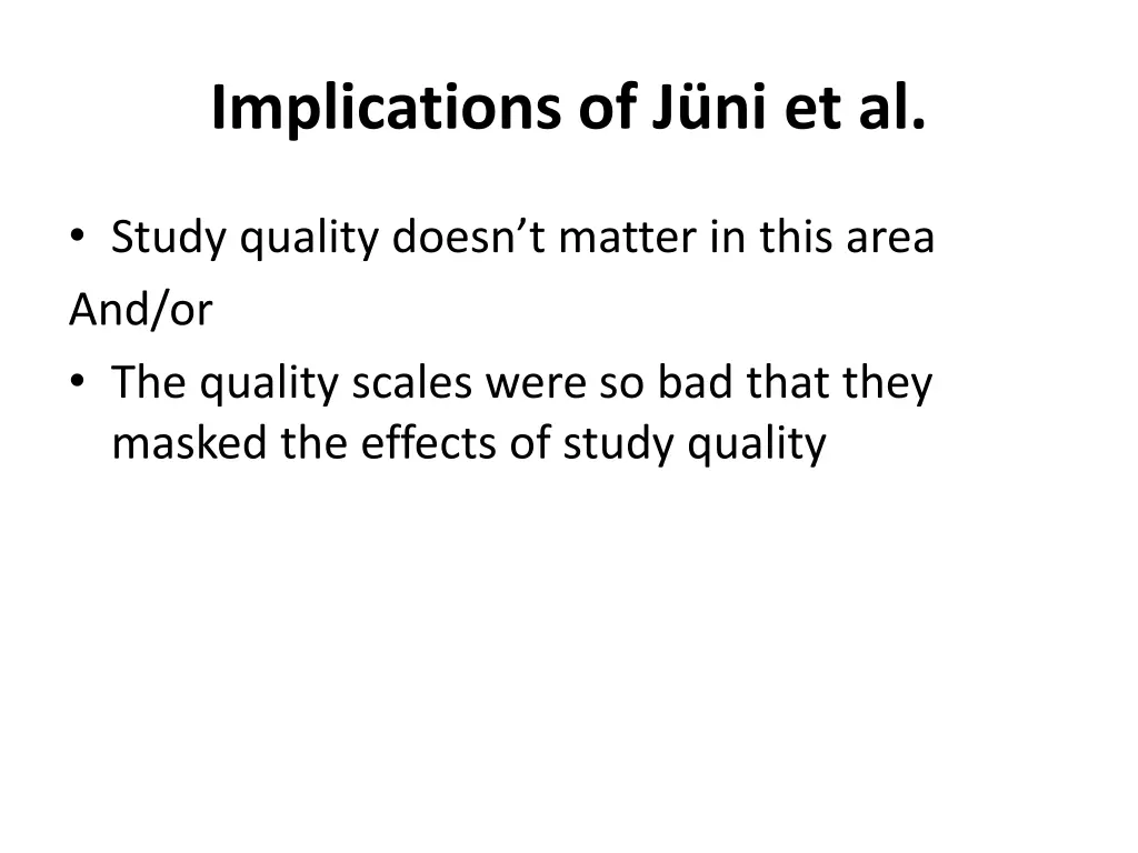 implications of j ni et al