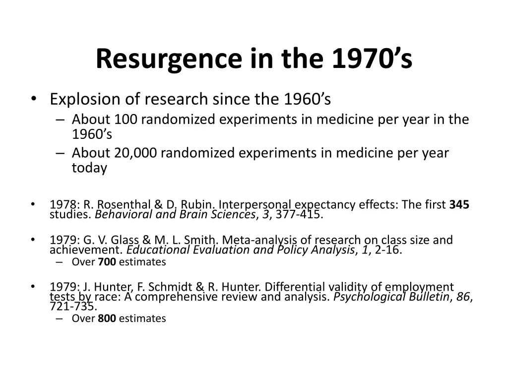 resurgence in the 1970 s