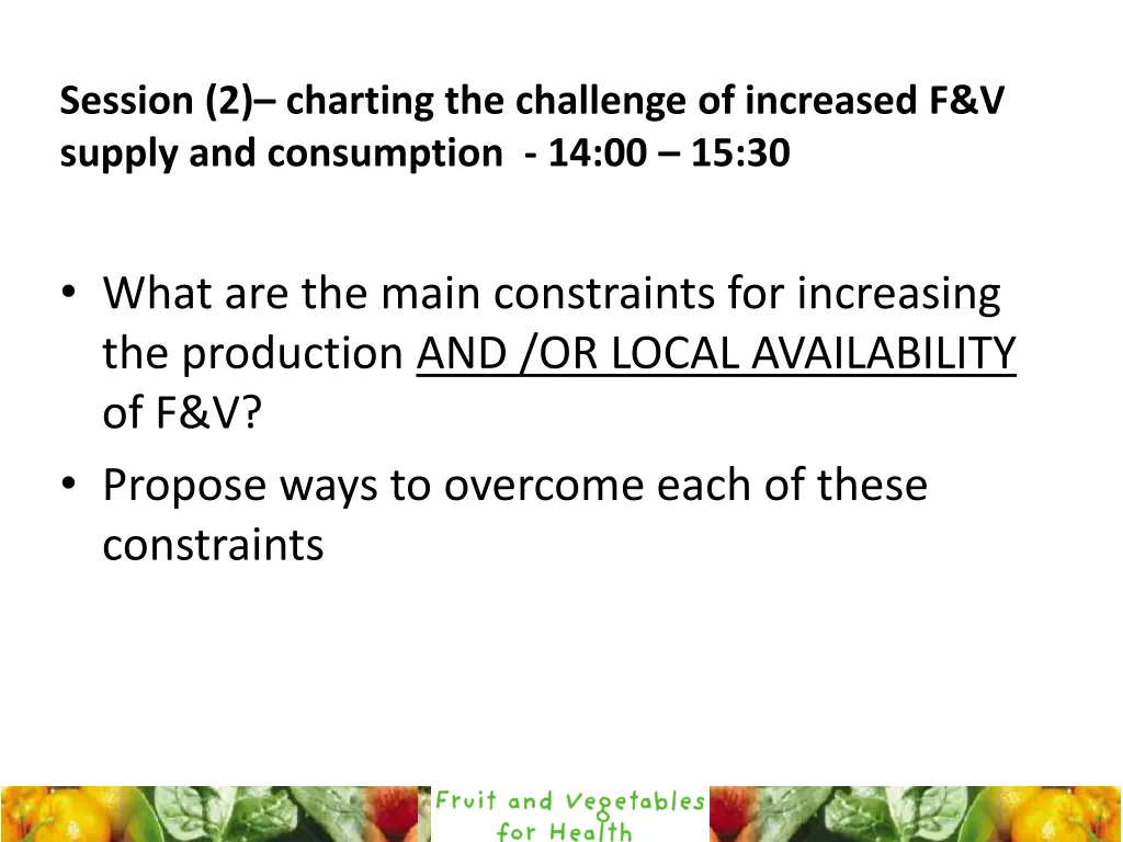 session 2 charting the challenge of increased