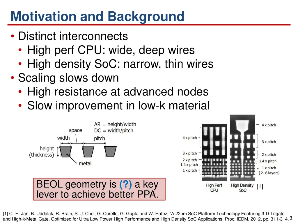 motivation and background distinct interconnects