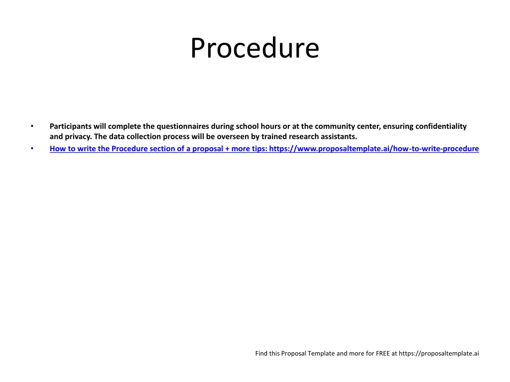 procedure