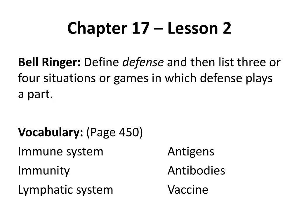 chapter 17 lesson 2