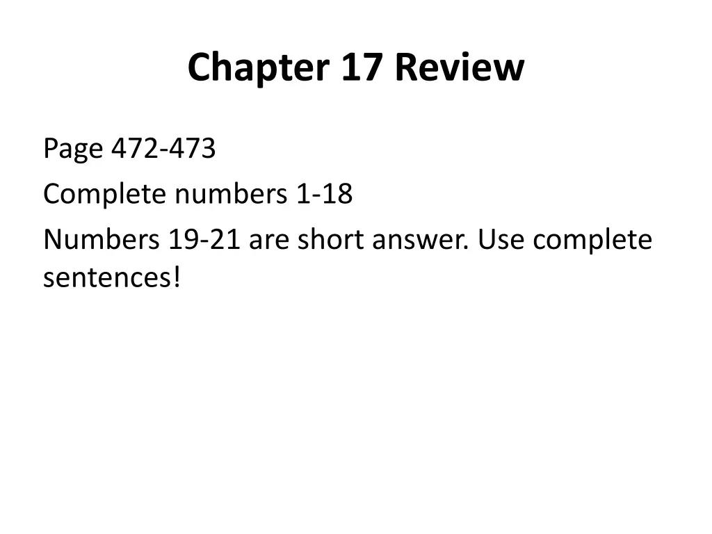 chapter 17 review