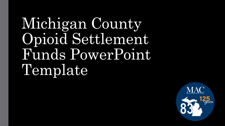 michigan county opioid settlement funds