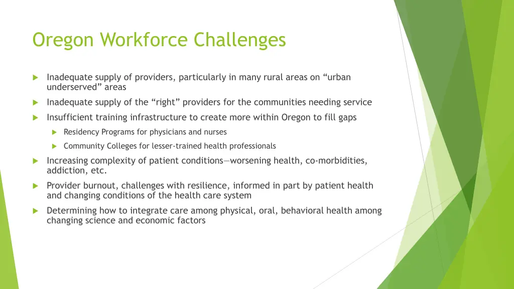 oregon workforce challenges